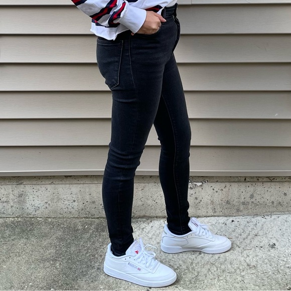 ZARA Black Denim Skinny Jeans - Picture 2 of 10